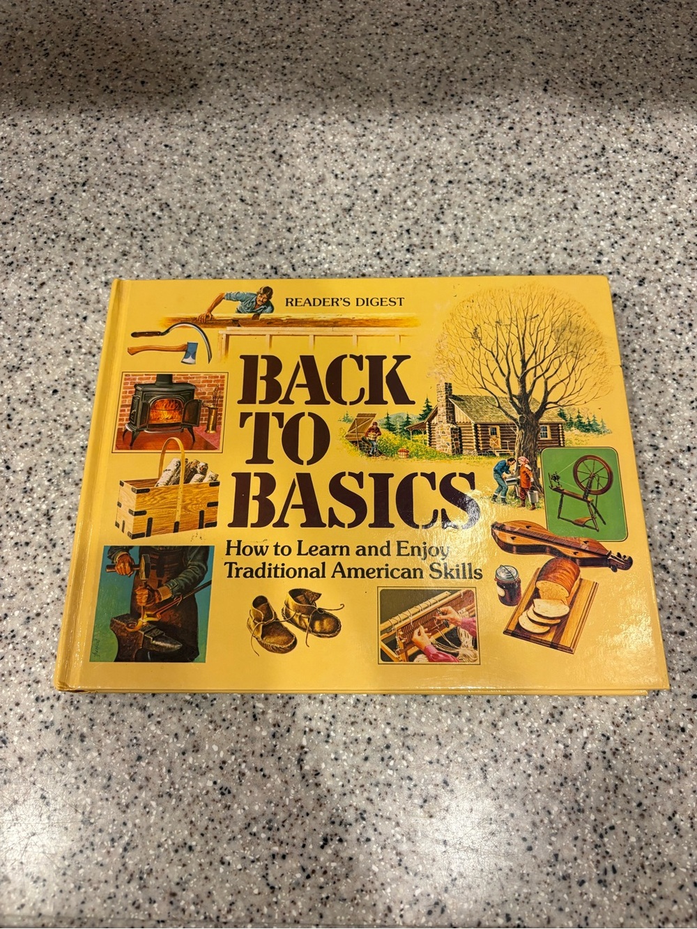 Reader's Digest Back to Basics Hardcover Illustrated Inscribed